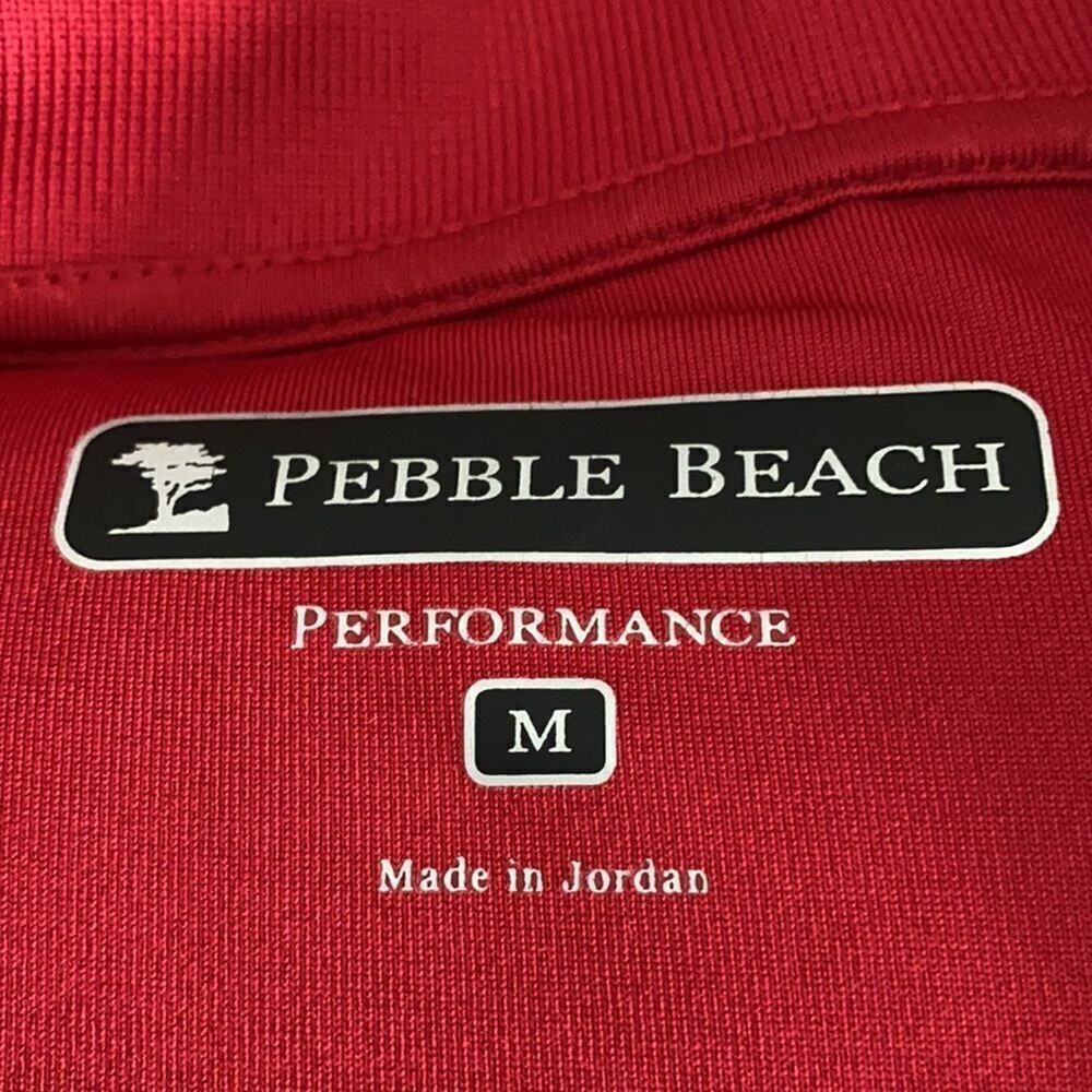 Pebble Beach Red Golf Polo M - Picture 2 of 9